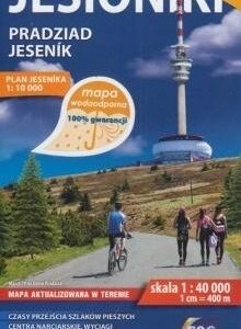 Mapa tur. wodoodporna - Jesioniki/Pradziad/Jesenik