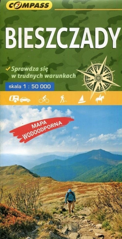 Mapa turystyczna - Bieszczady 1:50 000