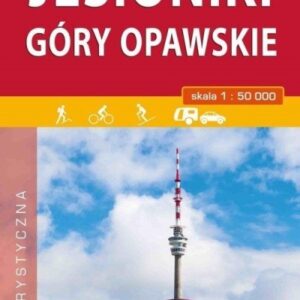 Mapa turystyczna - Jesioniki, Góry Opawskie