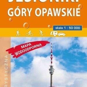 Mapa turystyczna -Jesionki, Góry Opawskie 1:50 000