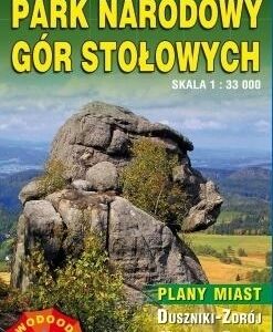 Mapa turystyczna - Park Nar. Gór Stołow. 1:33 000