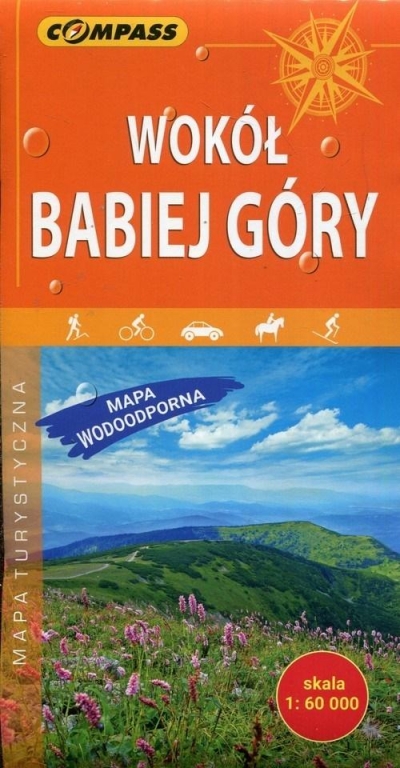 Mapa turystyczna - Wokłó Babiej Góry 1:60 000