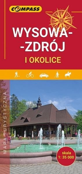 Mapa turystyczna - Wysowa-Zdrój i okolice 1:35 000