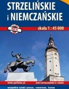 Mapa turystyczna - Wzgórza Strzelińskie i Niemcz.