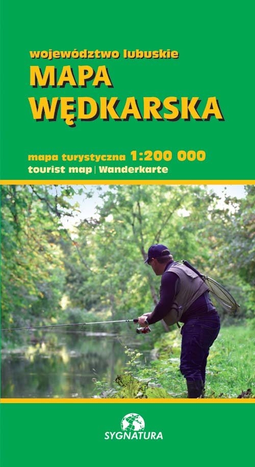 Mapa wędkarska. województwo lubuskie 1:200 000