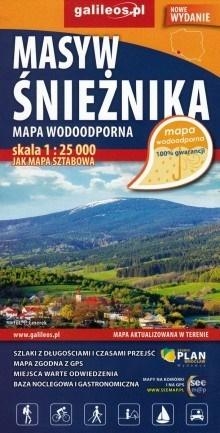 Mapa wodoodporna - Masyw Śnieżnika 1:25 000 w.3
