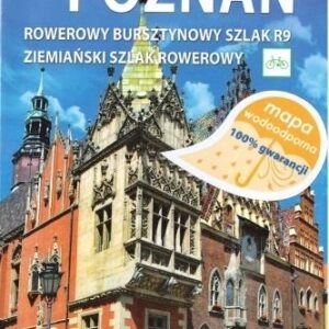 Mapa wodoodporna rowerowa - Wrocław/Poznań