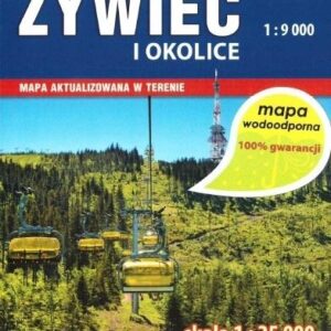 Mapa wodoodporna - Szczyrk, Żywiec i okolice