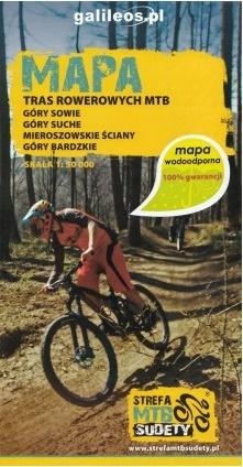 Mapa wodoodporna tras rowerowych - Strefa MTB