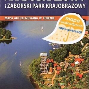 Mapa wodoodporna - Zaborski i Wdzydzki PK