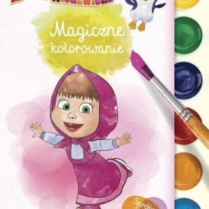 Masza i Niedźwiedź Magiczne kolorowanie