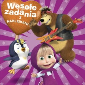 Masza i Niedźwiedź. Wesołe zadania z naklejkami