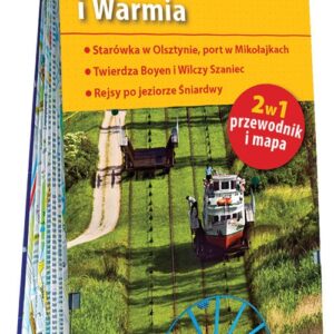 Mazury i Warmia laminowany 2w1 przewodnik i mapa