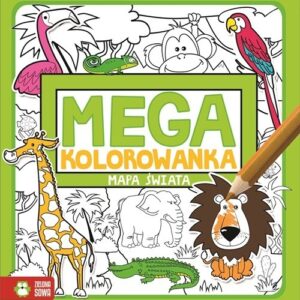 Megakolorowanka Mapa świata