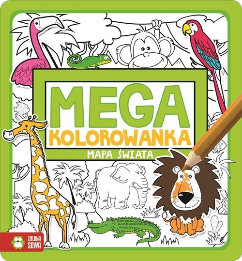 Megakolorowanka Mapa świata