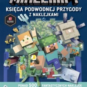 Minecraft. Księga podwodnej przygody z naklejkami