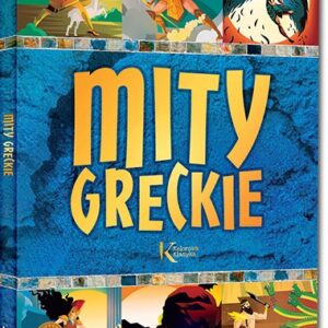 Mity greckie. kolorowe ilustracje, kreda, duża czcionka