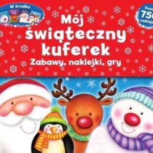 Mój świąteczny kuferek Zabawy, naklejki, gry