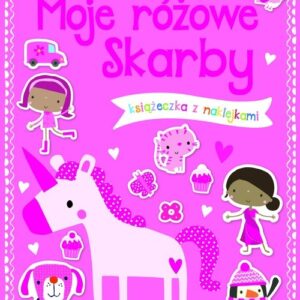 Moje różowe skarby Książeczka z 250 naklejkami