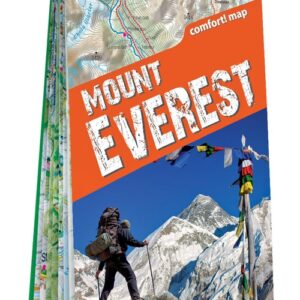 Mount Everest laminowana mapa trekkingowa. Skala: 1:30 000; 1:100 000; 1:110 000