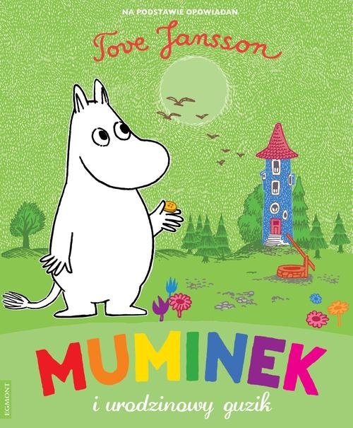 Muminek i urodzinowy guzik