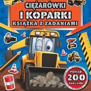 My first JCB Ciężarówki i koparki. Książka z zad.