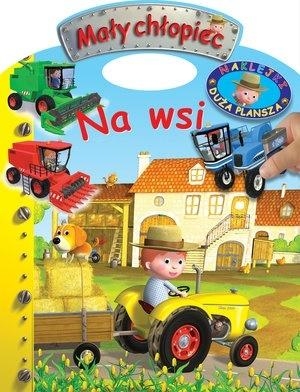 Na wsi. Mały chłopiec