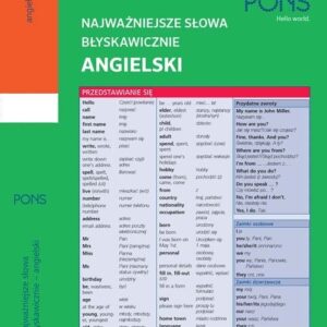 Najważniejsze słowa błyskawicznie Angielski