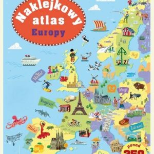 Naklejkowy atlas Europy