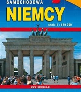Niemcy mapa samochodowa 1:650 000
