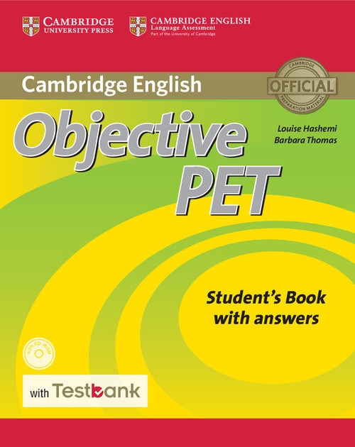 Objective PET Students Book with Answers with CD-ROM with Testbank
