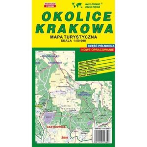 Okolice Krakowa część północna mapa turystyczna 1:50 000