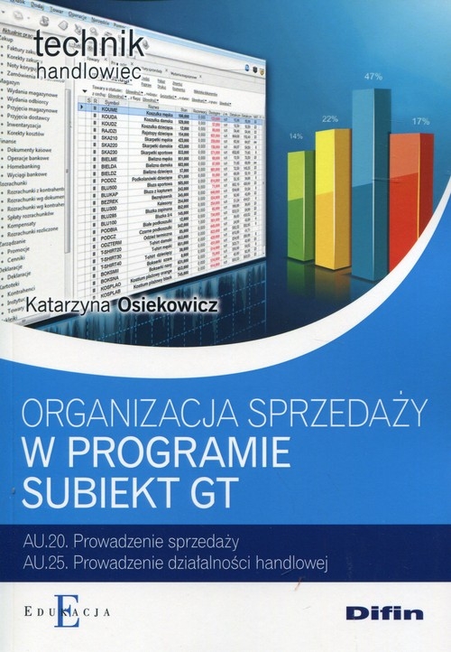 Organizacja sprzedaży w programie Subiekt GT. Technik handlowiec
