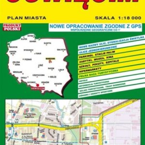 Oświęcim 1:18 000 plan miasta PIĘTKA