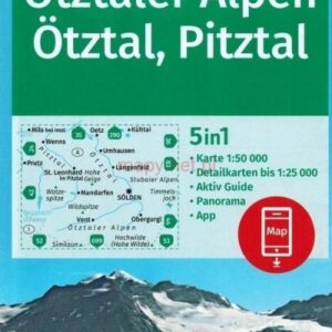 Otztaler Alpen, Otztal, Pitztal 1 50 000 KOMPASS
