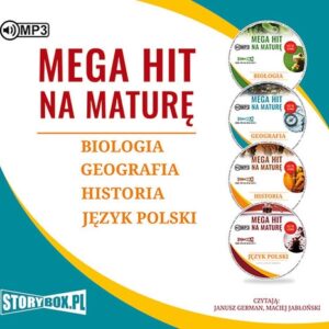 Pakiet Mega hit na maturę Biologia Geografia Historia Język polski
	 (Audiobook)