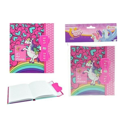 Pamiętnik Unicorn z sekretnym kodem