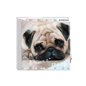 Pamiętnik zamykany Doggy 13,5x13,5cm