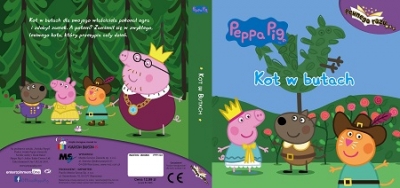 Peppa Pig.Kot w butach . KARTONÓWKA