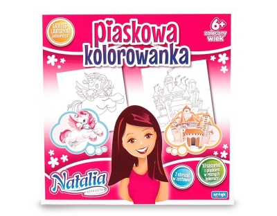 Piaskowa kolorowanka NATALIA