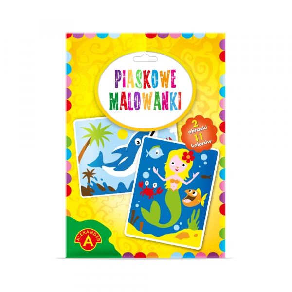 Piaskowe Malowanki - syrenka, delfin (2092)