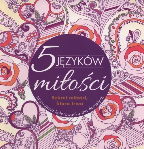 Pięć języków miłości. kolorowanka dla dorosłych