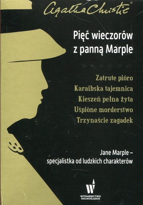 Pięć wieczorów z panną Marple Zatrute pióro / Karaibska tajemnica / Kieszeń pełna żyta / Uśpione morderstwo / Trzynaście zagadek. Pakiet