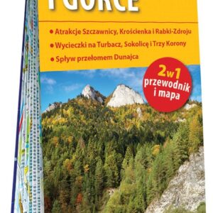 Pieniny i Gorce laminowany 2w1 przewodnik i mapa