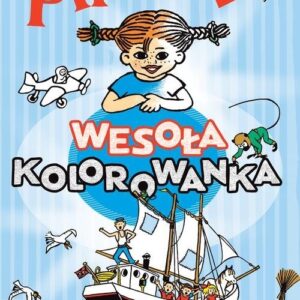 Pippi Wesoła kolorowanka z naklejkami