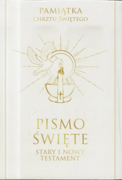 Pismo Święte ST i NT duże - Pamiątka Chrztu