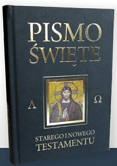 Pismo Święte ST i NT grafit ze złoceniami
