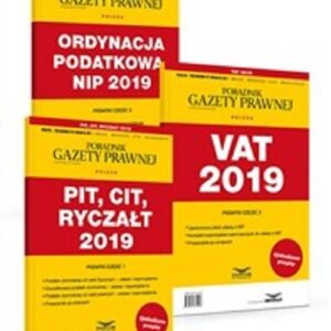PIT,CIT,Ryczałt 2019 + VAT 2019+Ordynacja podatkowa,NIP 2019
