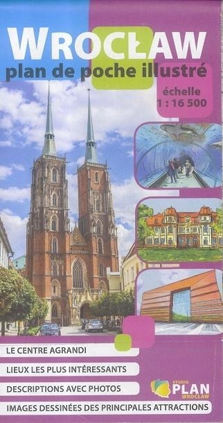 Plan kieszonkowy rys.-Wrocław w.francuska 1:16 500