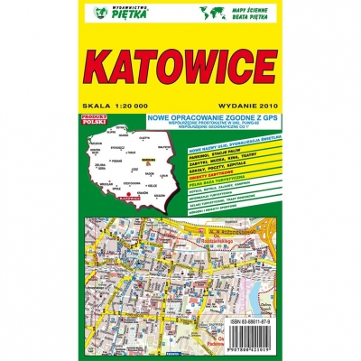 Plan miasta Katowice